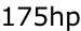 175hp